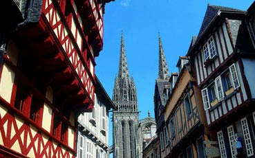 Bénodet Tribord le centre ville de  Quimper